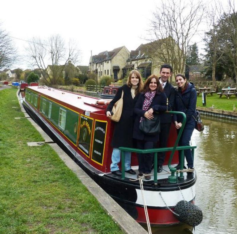 GSE visit - In BOA on the Kennet and Avon Canal