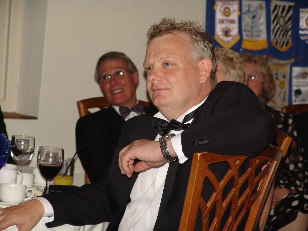 Charter Night 2006 - Jamie Stevens and (behind) Brian Saggers