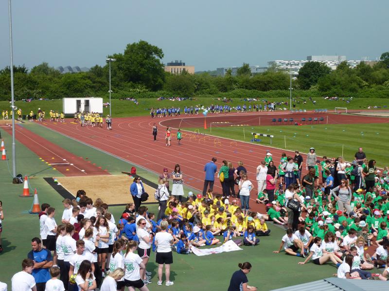 Jun 2013 Mini Olympics, Wilberforce Road. - great facilities loaned by the University