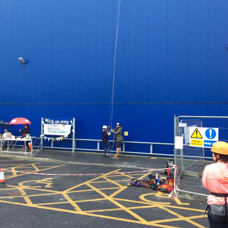 IKEA - Abseiling - Now I know where the quick exit from IKEA is