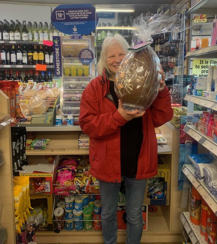 Easter Egg - Seven of our lucky winners -  Winners of Easter eggs in PENSFORD Post office 
2nd Egg winner is Tracey Lewis