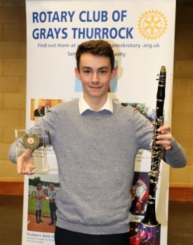 Students bang the drums at the Rotary Young Musician competition - 