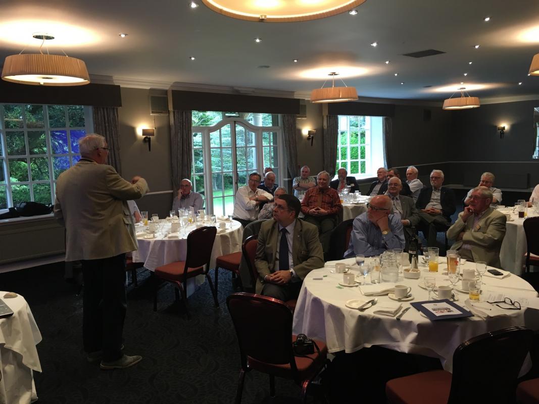 Speaker - Provost Jim Leishman - Provost JIim Leishman entertained the club with a very humourous talk about his football career and management style