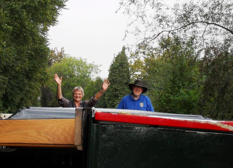 Kintbury Volunteer Group  Barge Trip 2014 - Kevin and Jenny
