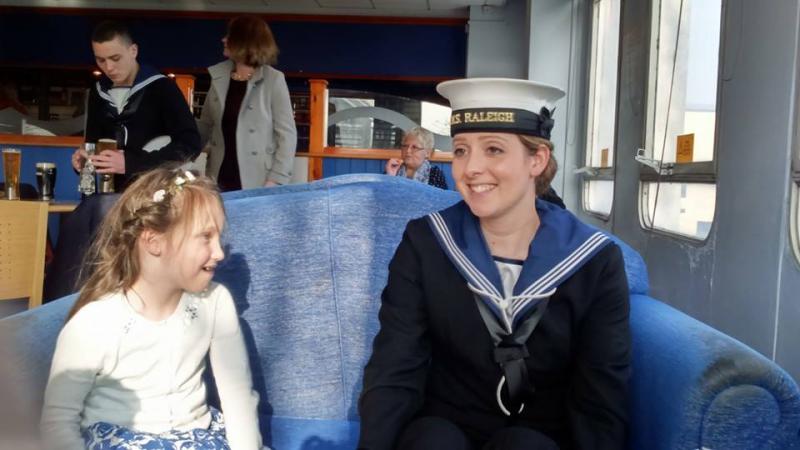 Maz joins the Royal Navy - Aunty Maz