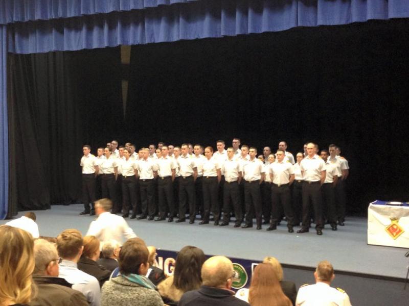 Maz joins the Royal Navy - Passing out