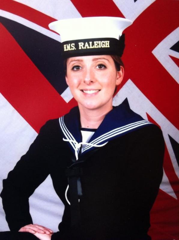 Maz joins the Royal Navy - The Official Pic