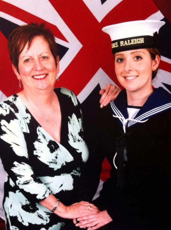 Maz joins the Royal Navy - A proud moment