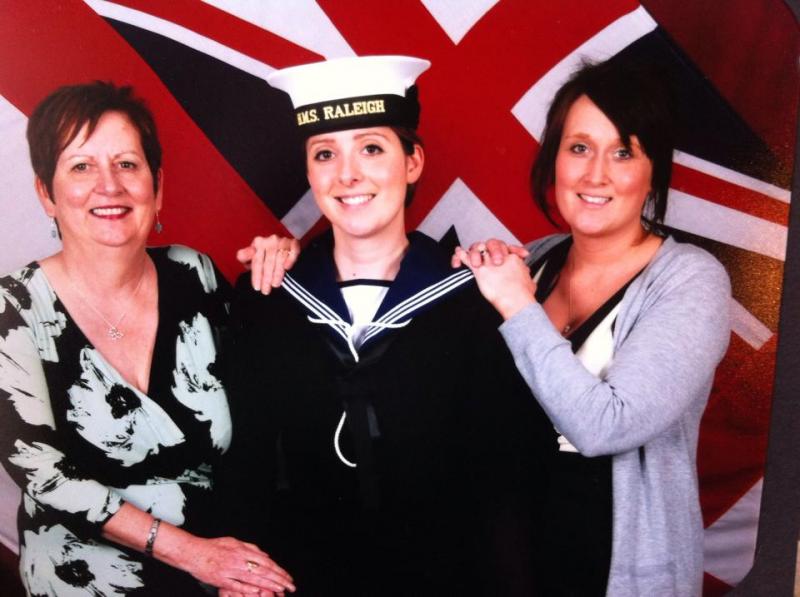 Maz joins the Royal Navy - With the family