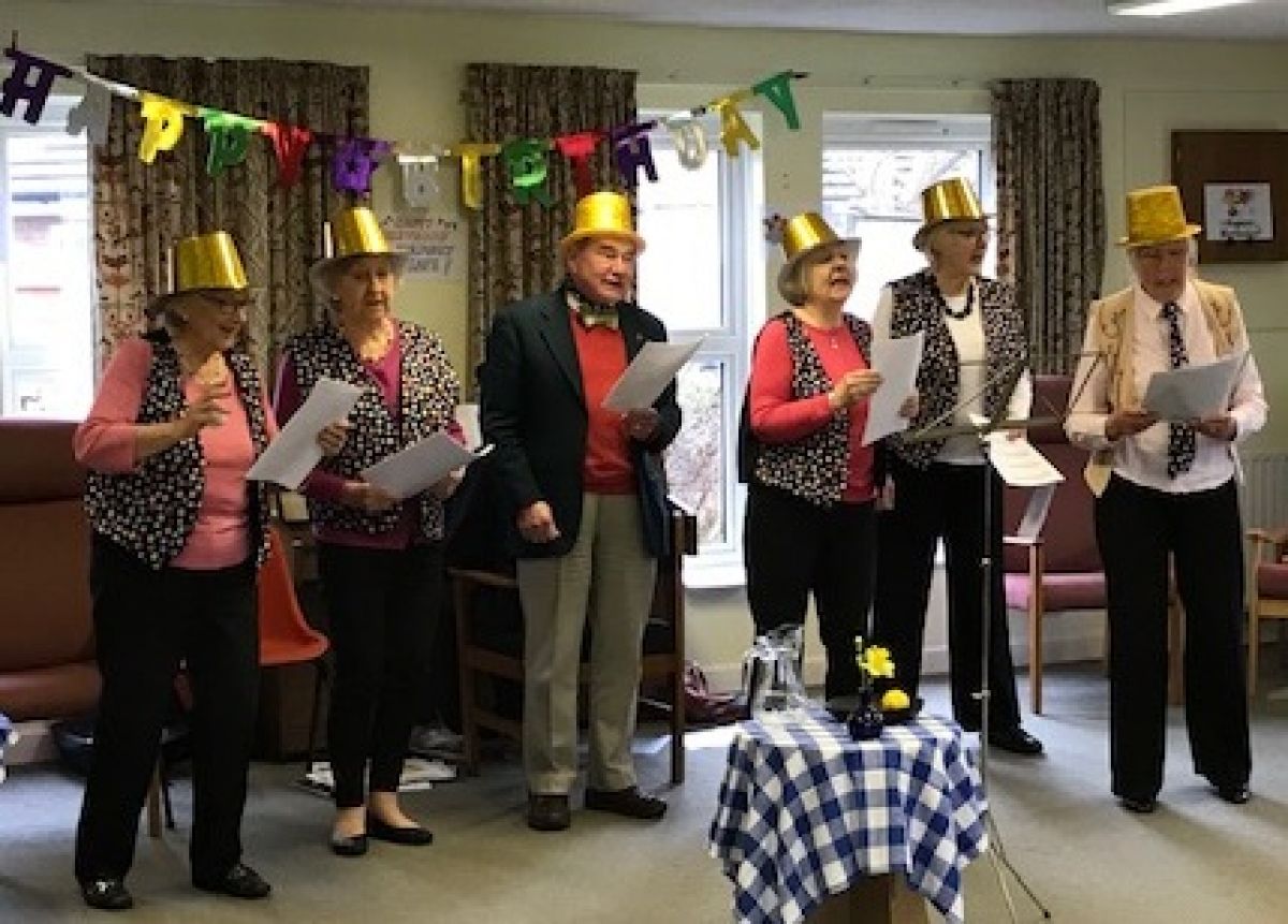 Mar 2022 Girton Memory Cafe with Entertainment - Our 11th Birthday - Douglas joins the Troupe