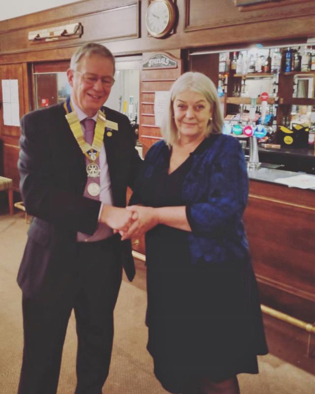 Rotary Club of Windsor St. George Onboarding New Members - 