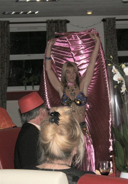 Charter Night - Her final dance apeared to simulate a pink winged butterfly and was very gracefully executed.