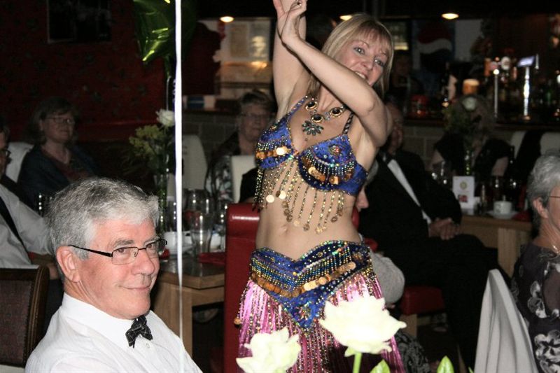 Charter Night - The evening's entertainment in the form of an exotic eastern delight.