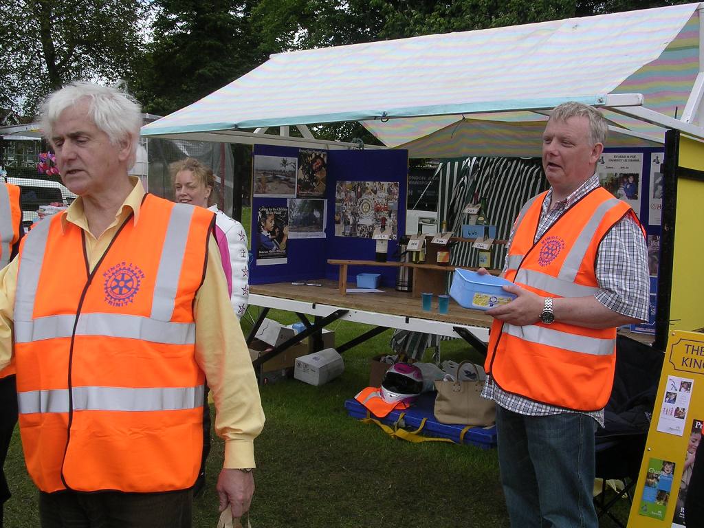 Bottle Stall Fund raising - Our bottle stall at the Lions' Fun Day - 28th May