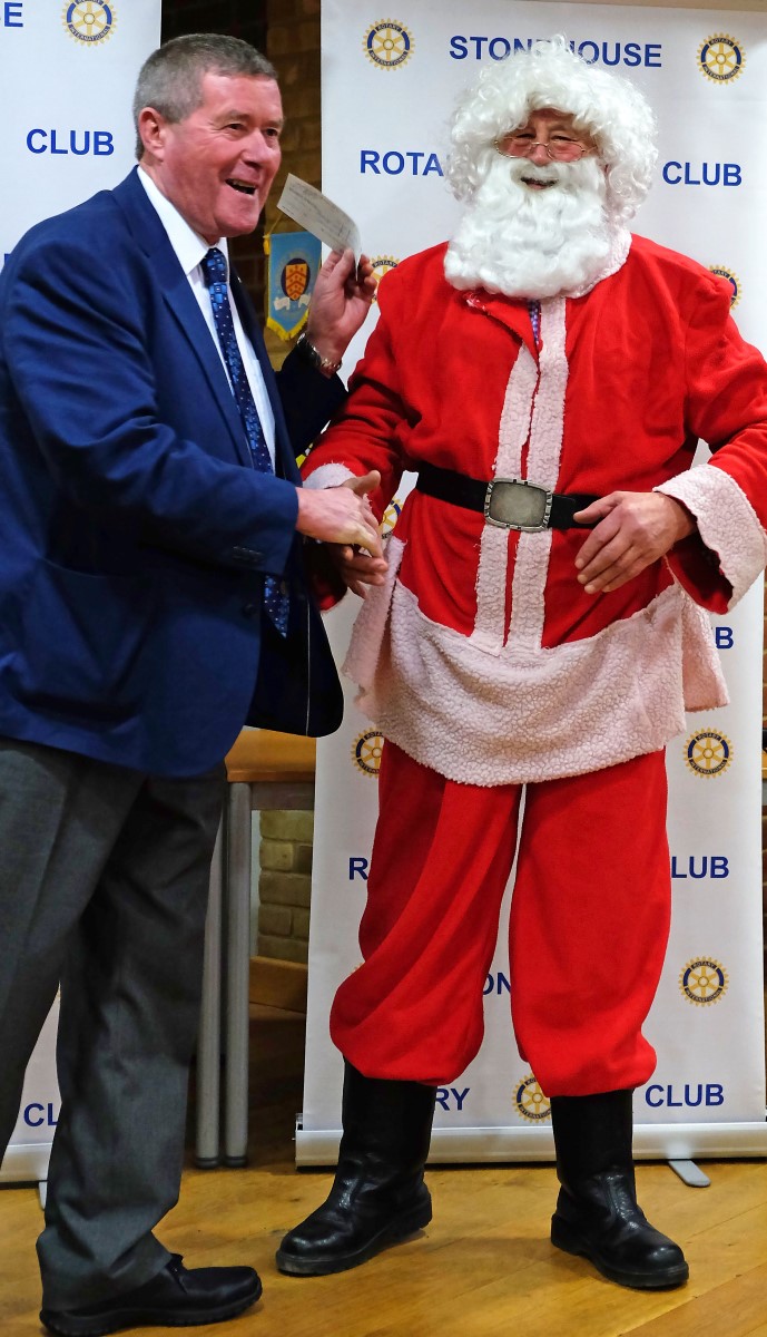 Another big THANK YOU from Santa. - Dursley President - Graham Peake
