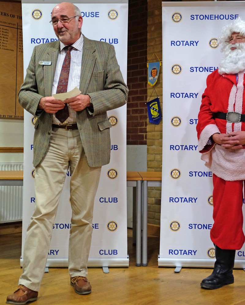 Another big THANK YOU from Santa. - Severnvale President - Keith Rogg