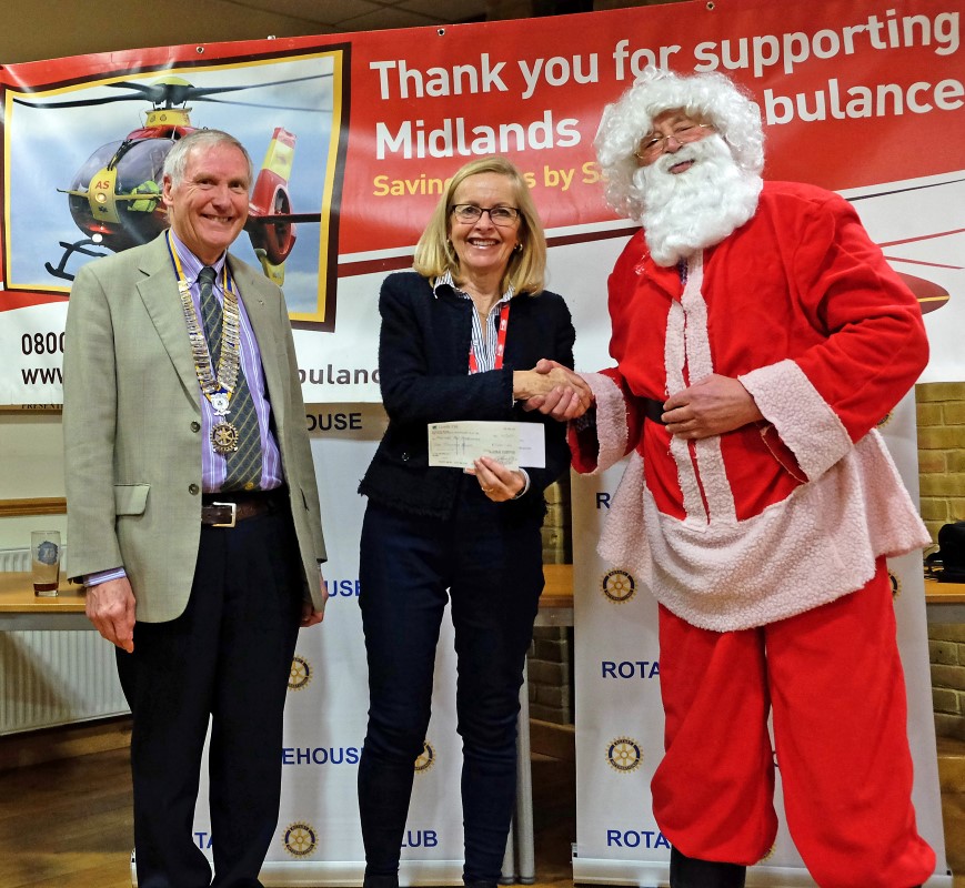 Another big THANK YOU from Santa. - Midlands Air Ambulance - Susie Godwin