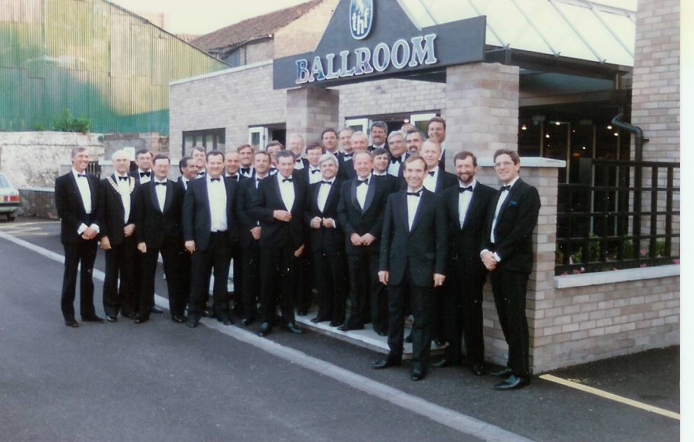Charter Ceremony 1989 - Members of the Club before the Chartering Ceremony