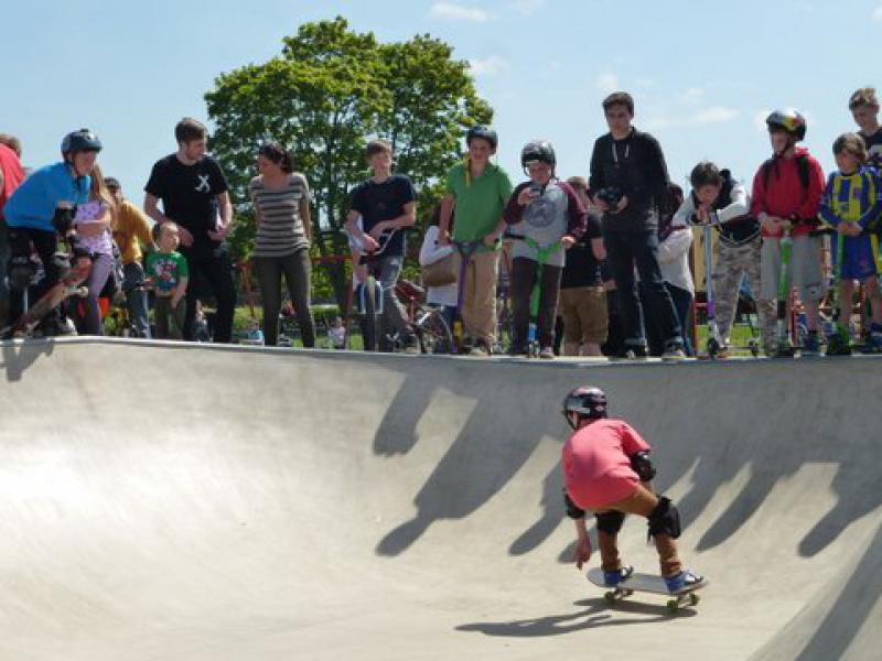 Skate Park Officially Opens - 