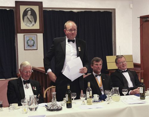 Trafalgar Night 2010 - The main speaker, Peter Stanbrook