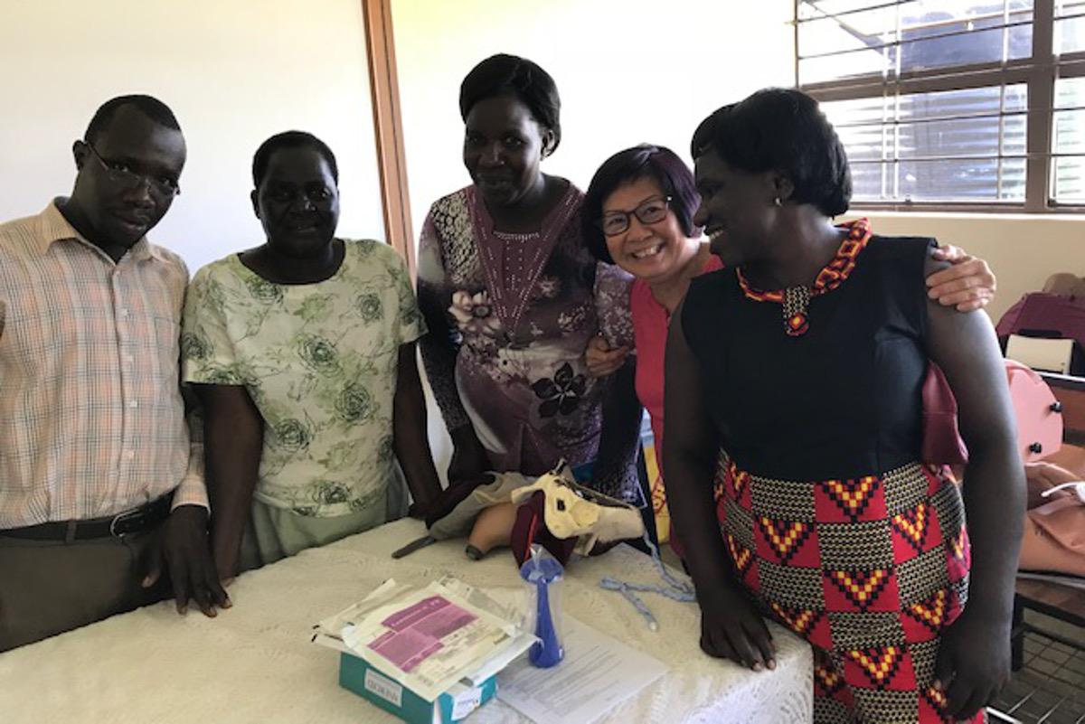 Ngora Freda Carr Hospital - October 2018 - Stella with trainees