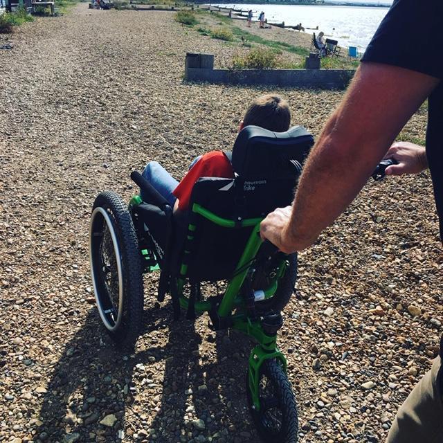 A new Wheelchair for a brave young man - 