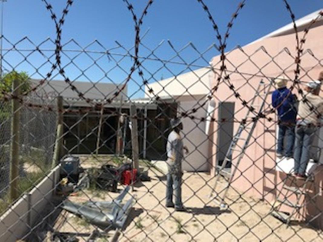 Progress at Ilitha School - Progress with the new classroom at Ilitha School, Cape Town - early October 2017