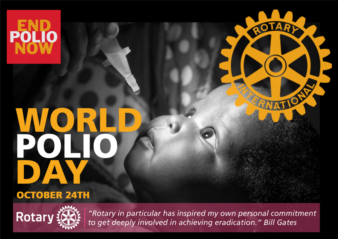 End Polio Now - Rotary's No 1 Priority - our Promise to the Children of the World - 