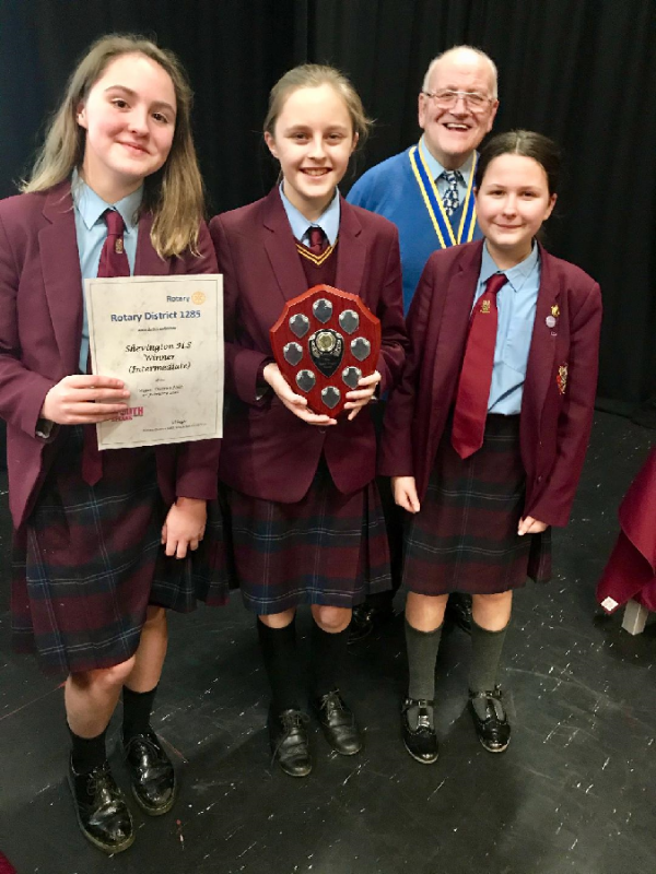 Youth Speaks Success - Winners of the 'Intermediate' Section - Shevington High School with their Speech about ''Life is what you make it'!
